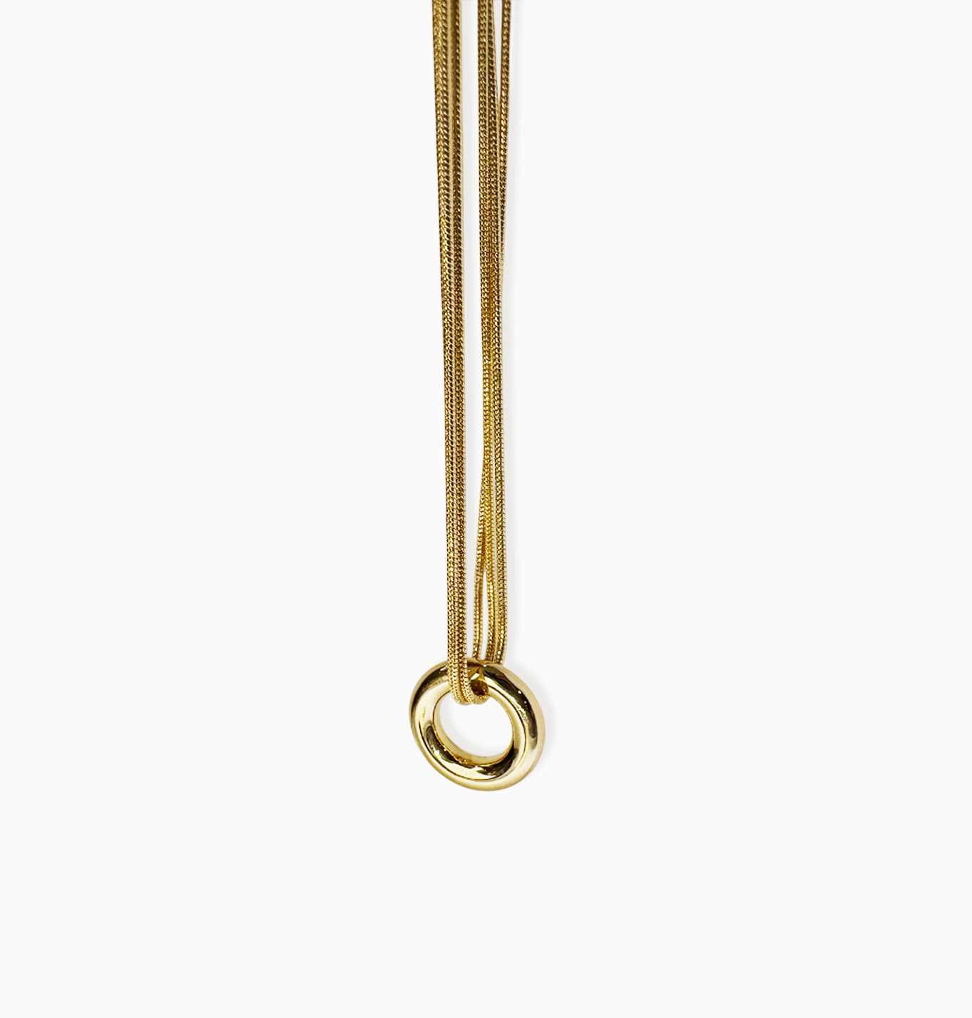 COLLAR TRIPLE+ARETES 43.3CM RODIO MARTINA