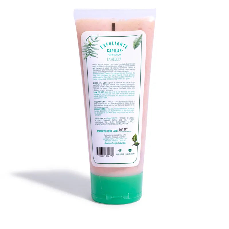 EXFOLIANTE CAPILAR 220G LA RECETA