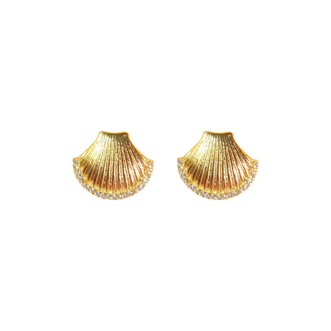 ARETE CONCHA 1.2CM RODIO MARTINA
