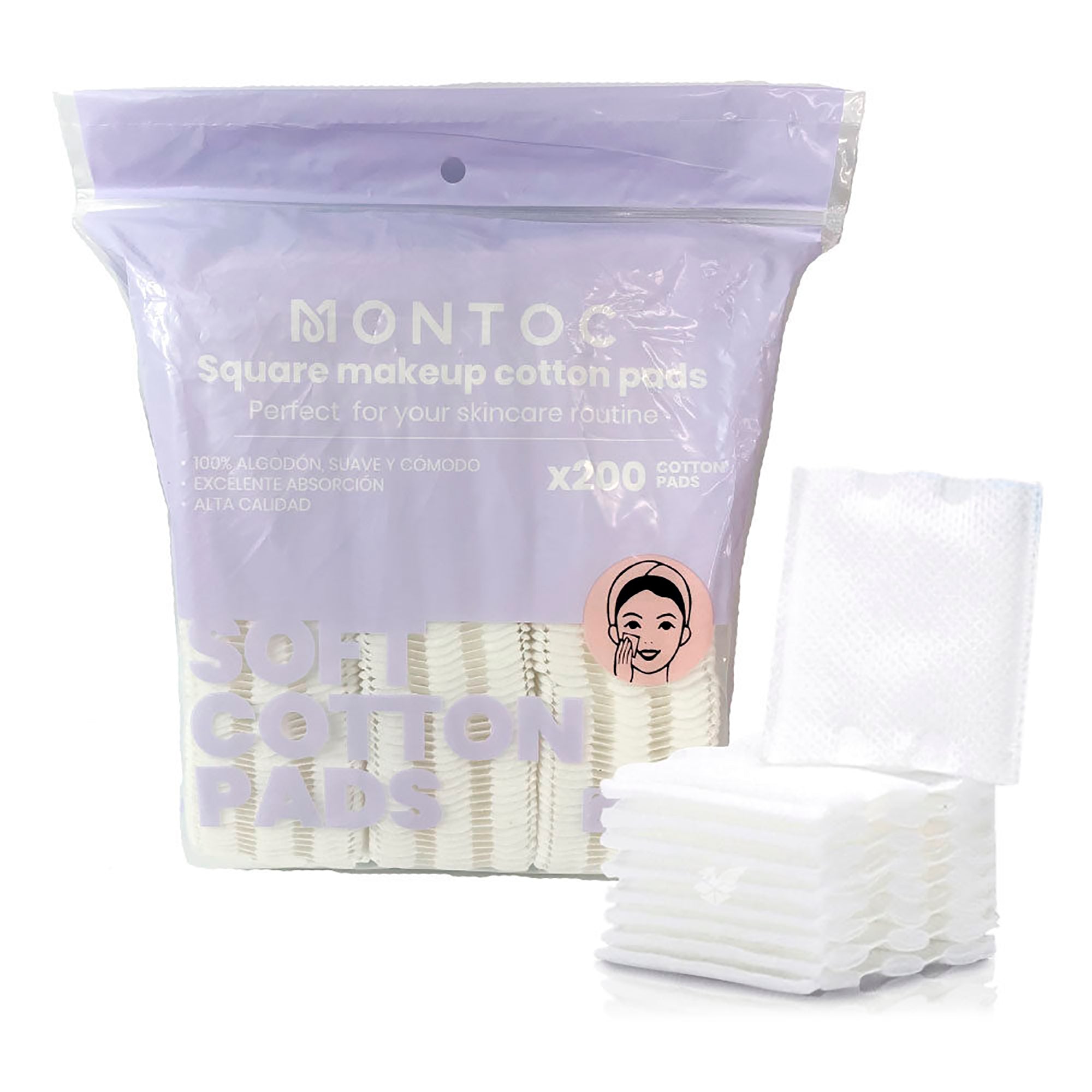 SOFT COTTON PADS X180 MONTOC