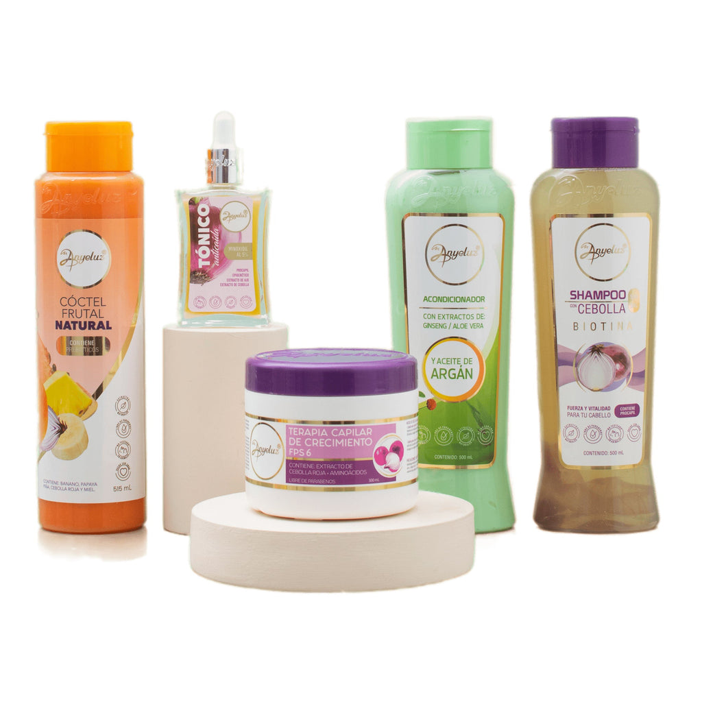 KIT CRECIMIENTO Y ANTICAÍDA X5 ANYELUZ
