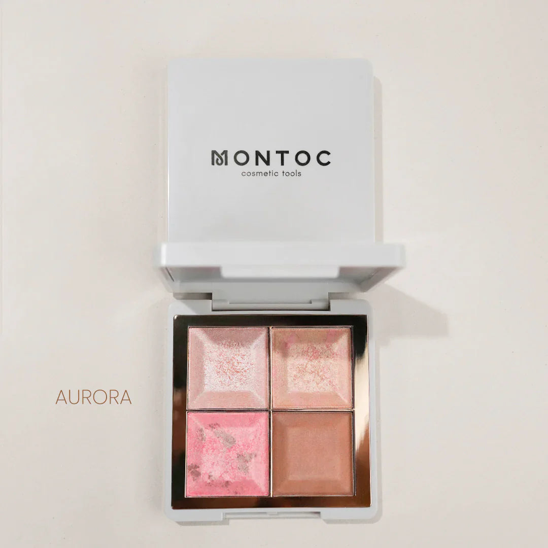 PALETA LIGHT SET ILUMINADOR Y BRONZER 24G MONTOC