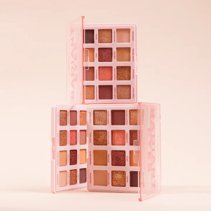 PALETA SOMBRAS RADIANT EYES 12 TONOS 15.7G RUBY ROSE