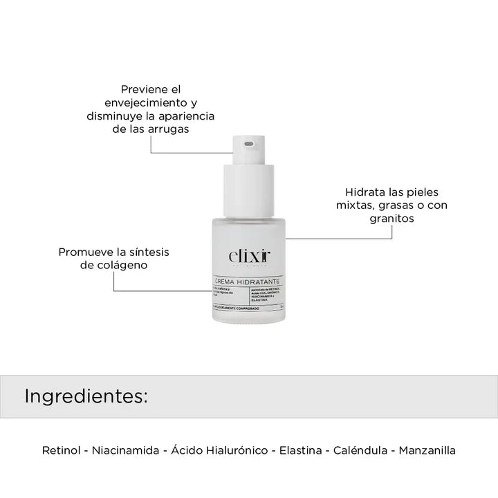 CREMA HIDRATANTE TRAVEL SIZE 10ML ELIXIR