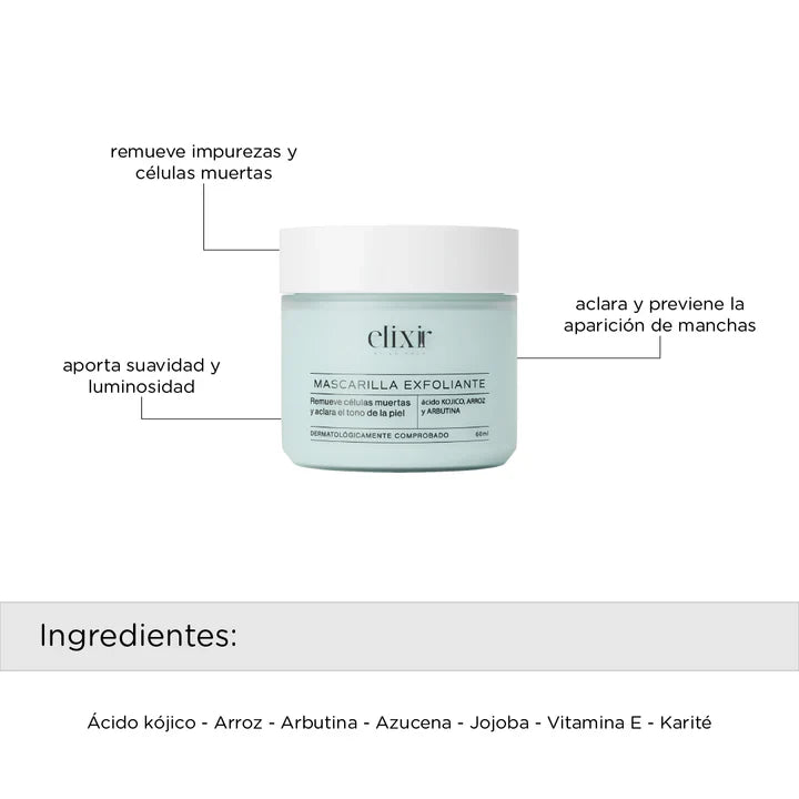 EXFOLIANTE ACLARANTE MICRODERMABRASIÓN 50ML ELIXIR