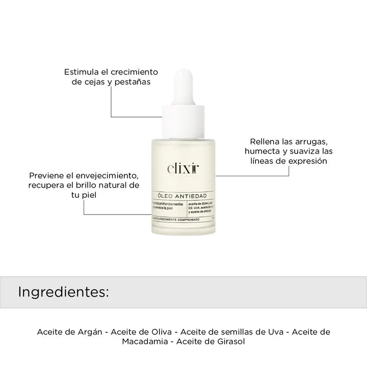 OLEO ANTIEDAD NATURAL OIL 30ML ELIXIR