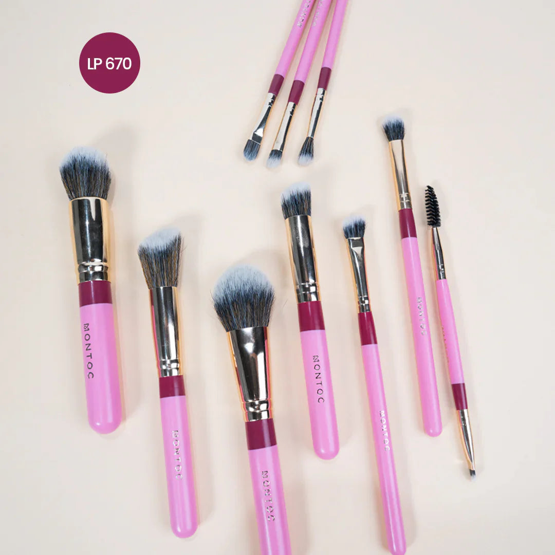KIT DE BROCHAS FLUFFY X10 MONTOC