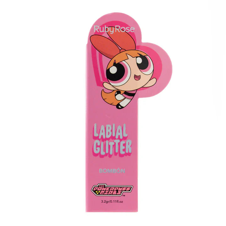LABIAL GLITTER CHICAS SUPER PODEROSAS 5.5ML RUBY ROSE