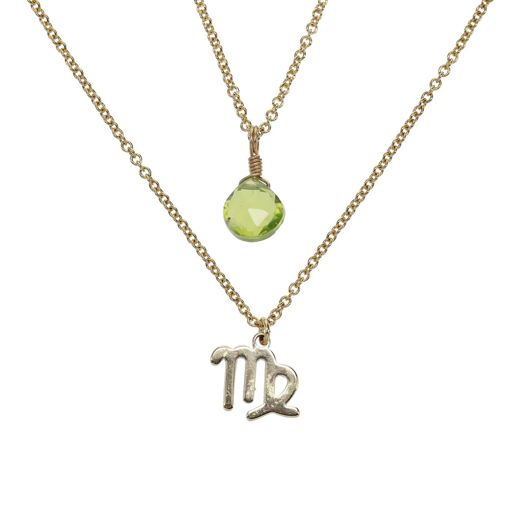 COLLAR PIEDRA+SIGNO ZODIACAL WISH
