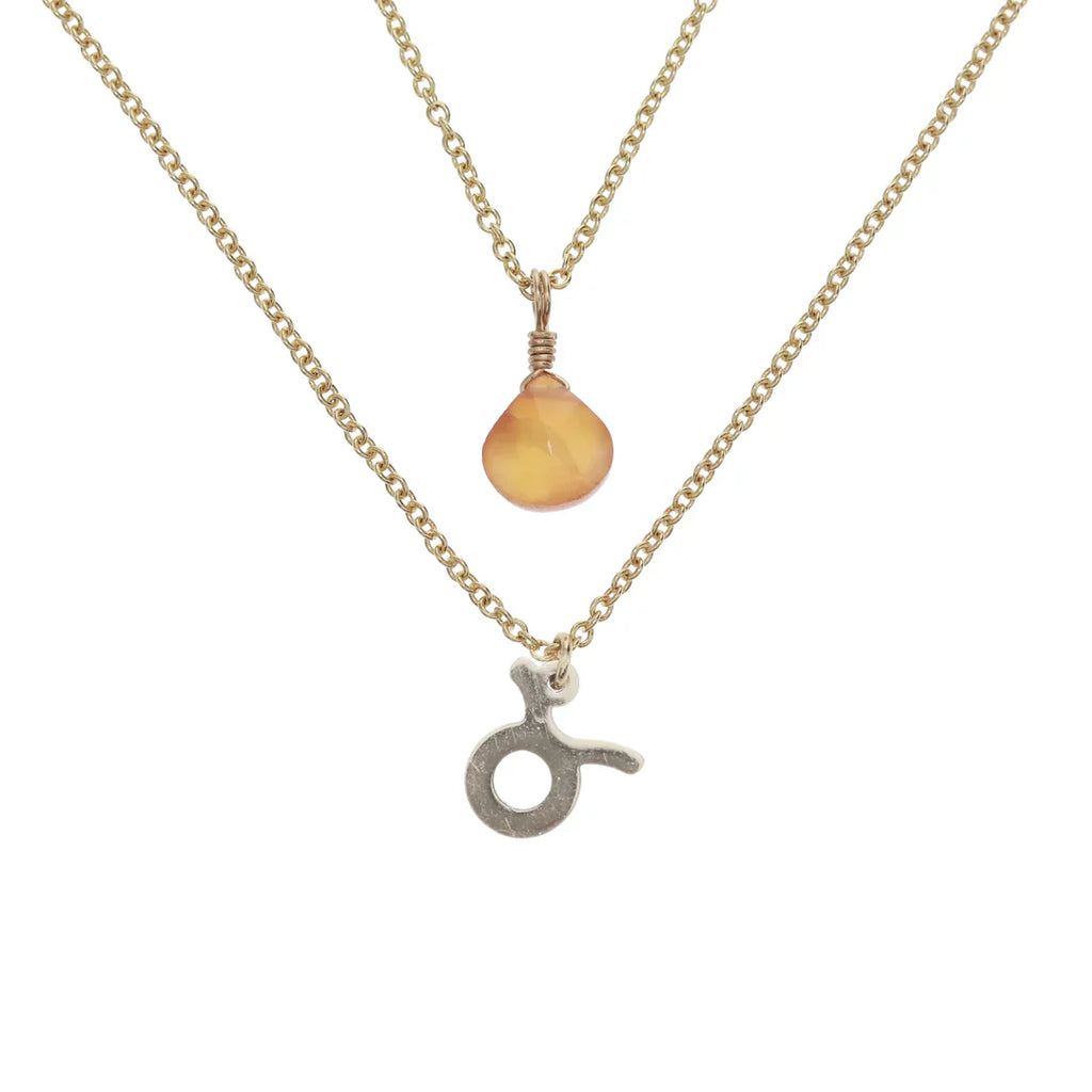 COLLAR PIEDRA+SIGNO ZODIACAL WISH