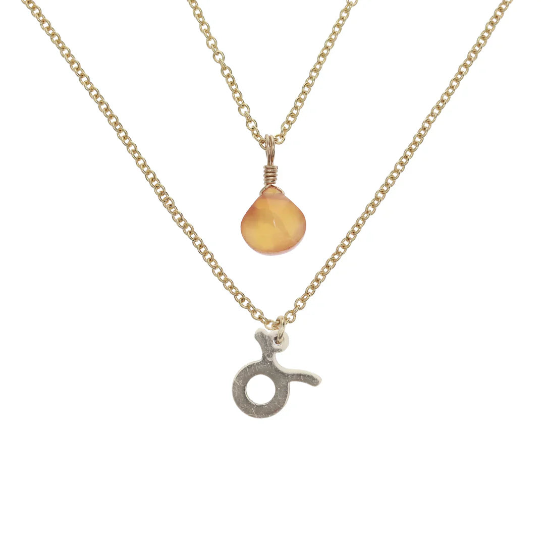COLLAR PIEDRA+SIGNO ZODIACAL WISH