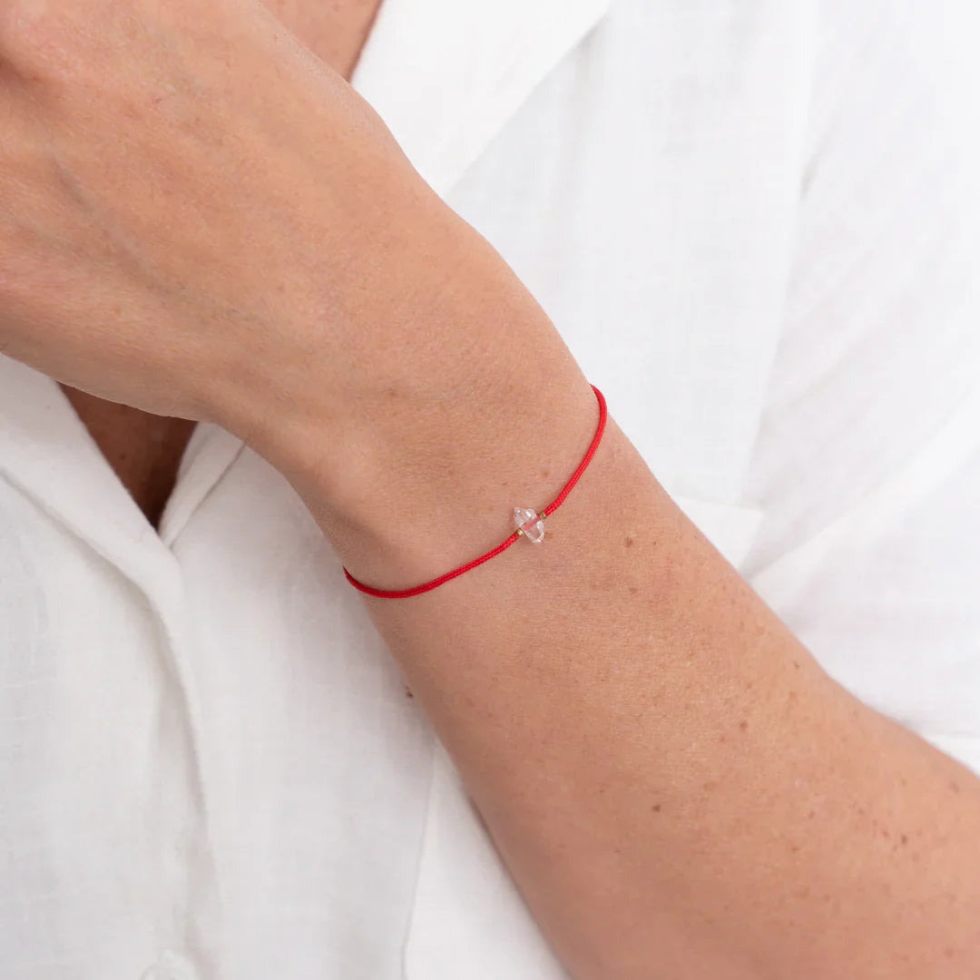 PULSERA HILO ROJO PROTECCIÓN  WISH