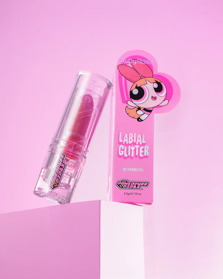 LABIAL GLITTER CHICAS SUPER PODEROSAS 5.5ML RUBY ROSE