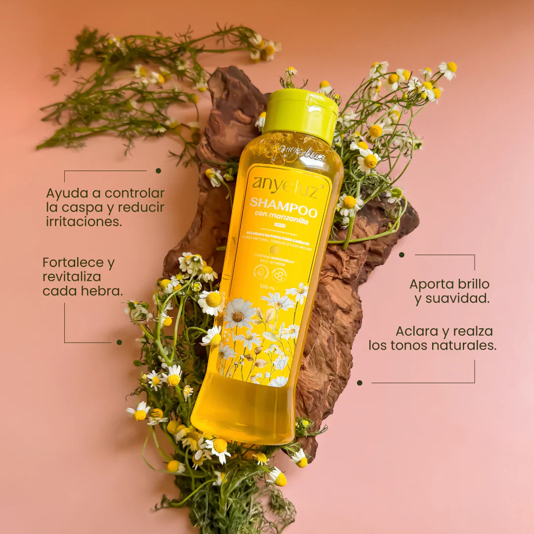 SHAMPOO MANZANILLA 500ML ANYELUZ