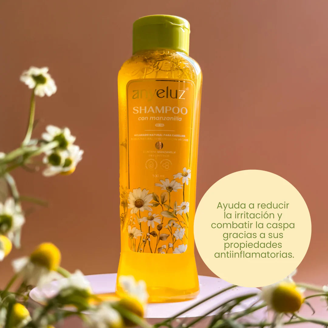 SHAMPOO MANZANILLA 500ML ANYELUZ