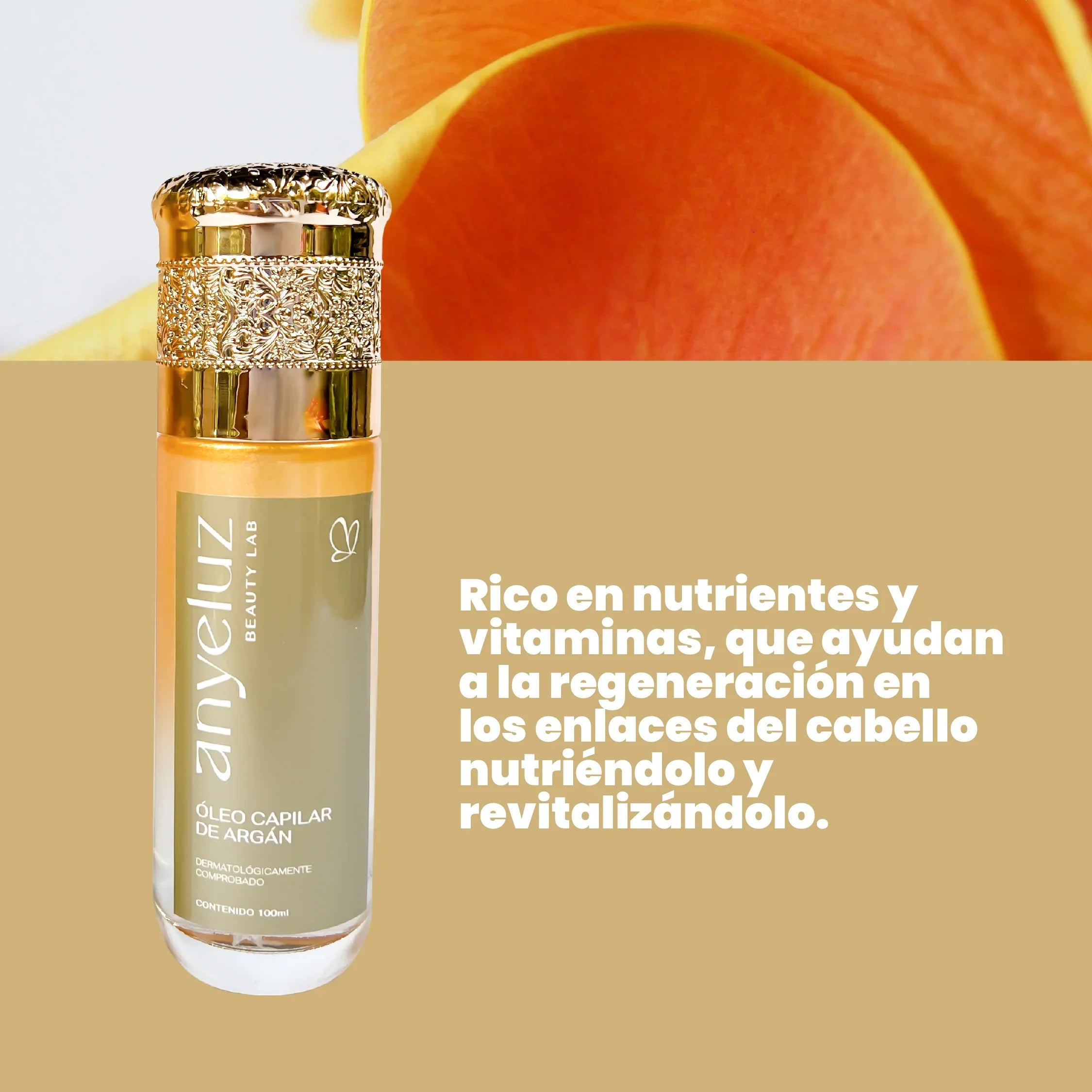 ÓLEO CAPILAR DE ARGÁN 100ML ANYELUZ