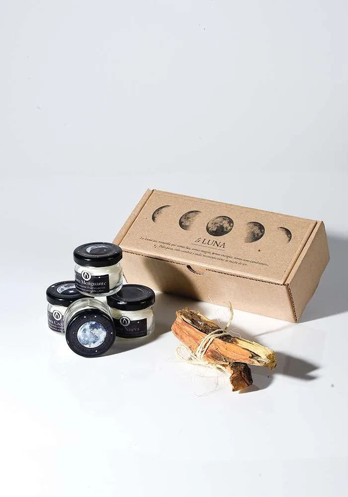 KIT LUPA VELAS MINI X4 + PALO SANTO LUMINIERE
