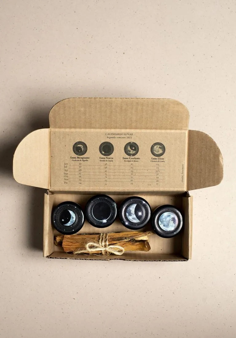 KIT LUPA VELAS MINI X4 + PALO SANTO LUMINIERE