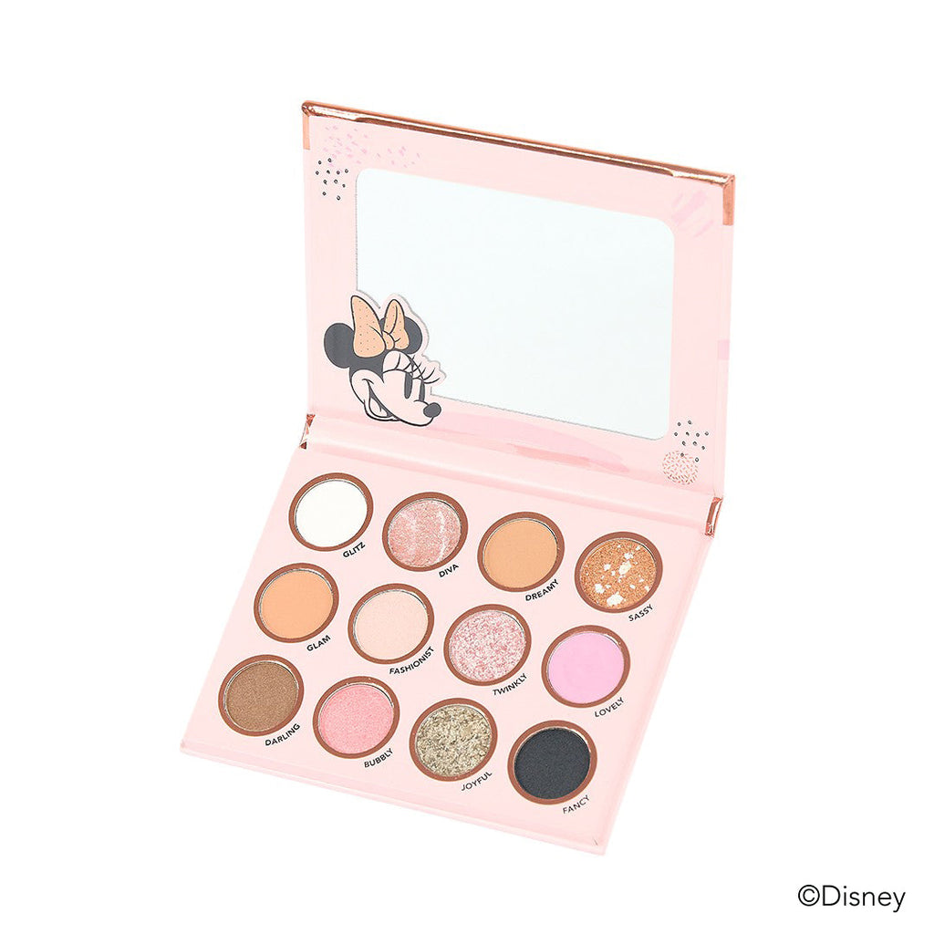 PALETA DE SOMBRAS MINNIE MOUSE 12 TONOS 9GR MIIS COSMETICS