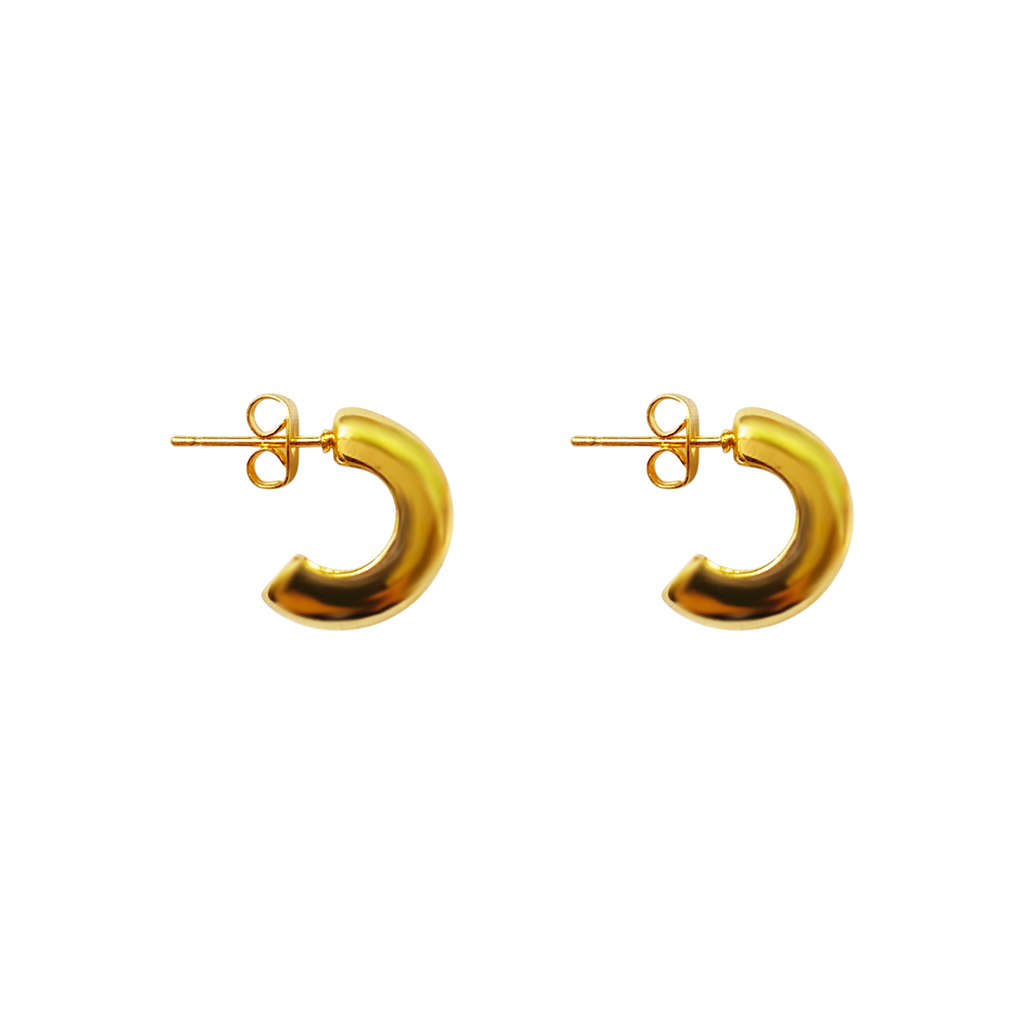 SET COLLAR AROS X3 +ARETES 42CM RODIO MARTINA