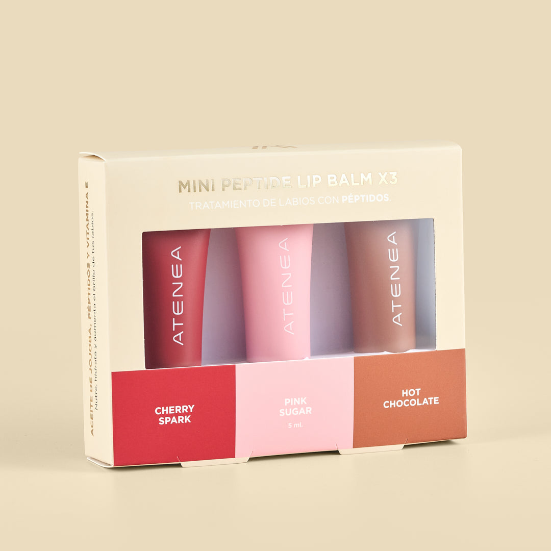 Mini Peptide Lip Balm x3 Atenea - Atenea Profesional