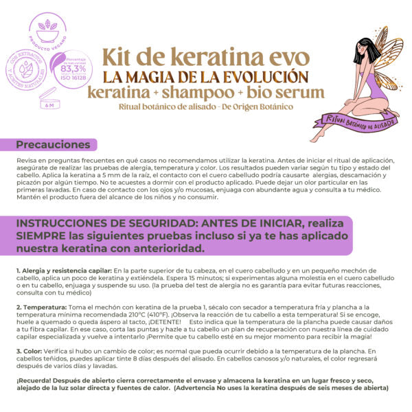 KIT KERATINA 250ML RITUAL BOTÁNICO