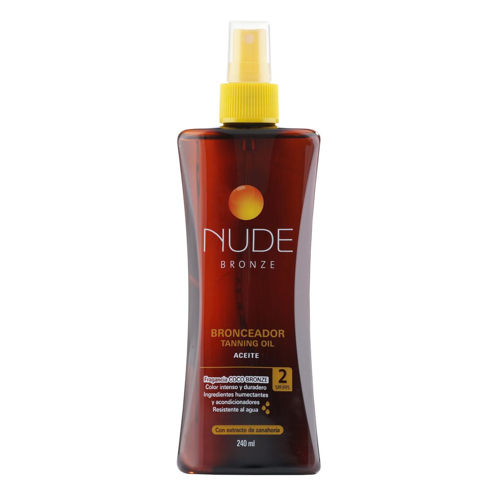 ACEITE BRONCEADOR SPF2 240ML NUDE