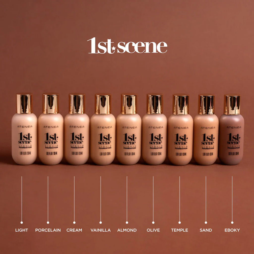 BASE LÍQUIDA FOUNDATION 1ST SCENE 50ML ATENEA