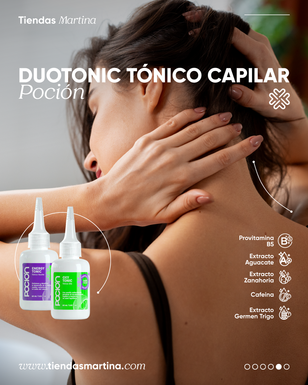 DUOTONIC TÓNICO CAPILAR ANTICAÍDA Y CRECIMIENTO 60ML POCIÓN
