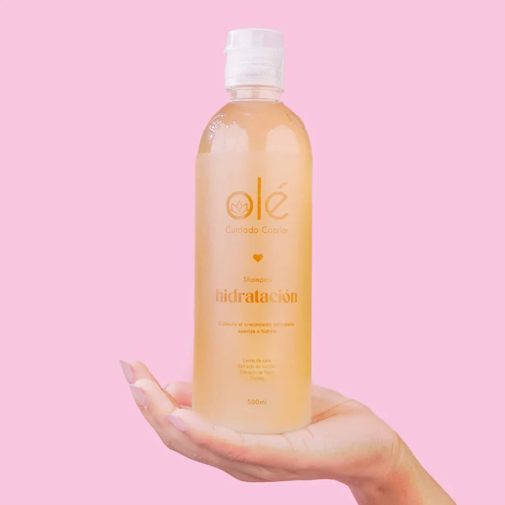 SHAMPOO HIDRATACIÓN COCO, CANELA Y MIEL OLÉ CAPILAR