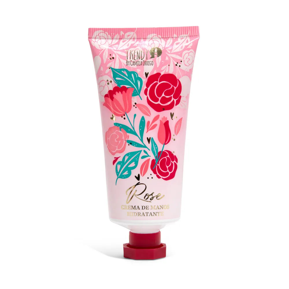 CREMA DE MANOS HIDRATANTE ROSE 50G TRENDY