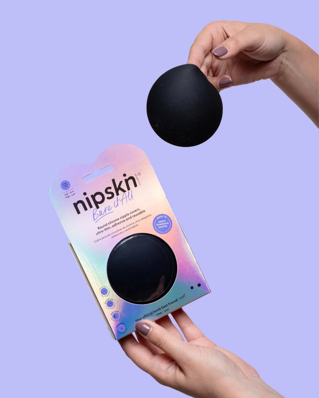 CUBRE PEZÓN MEDIUM BLACK NIPSKIN
