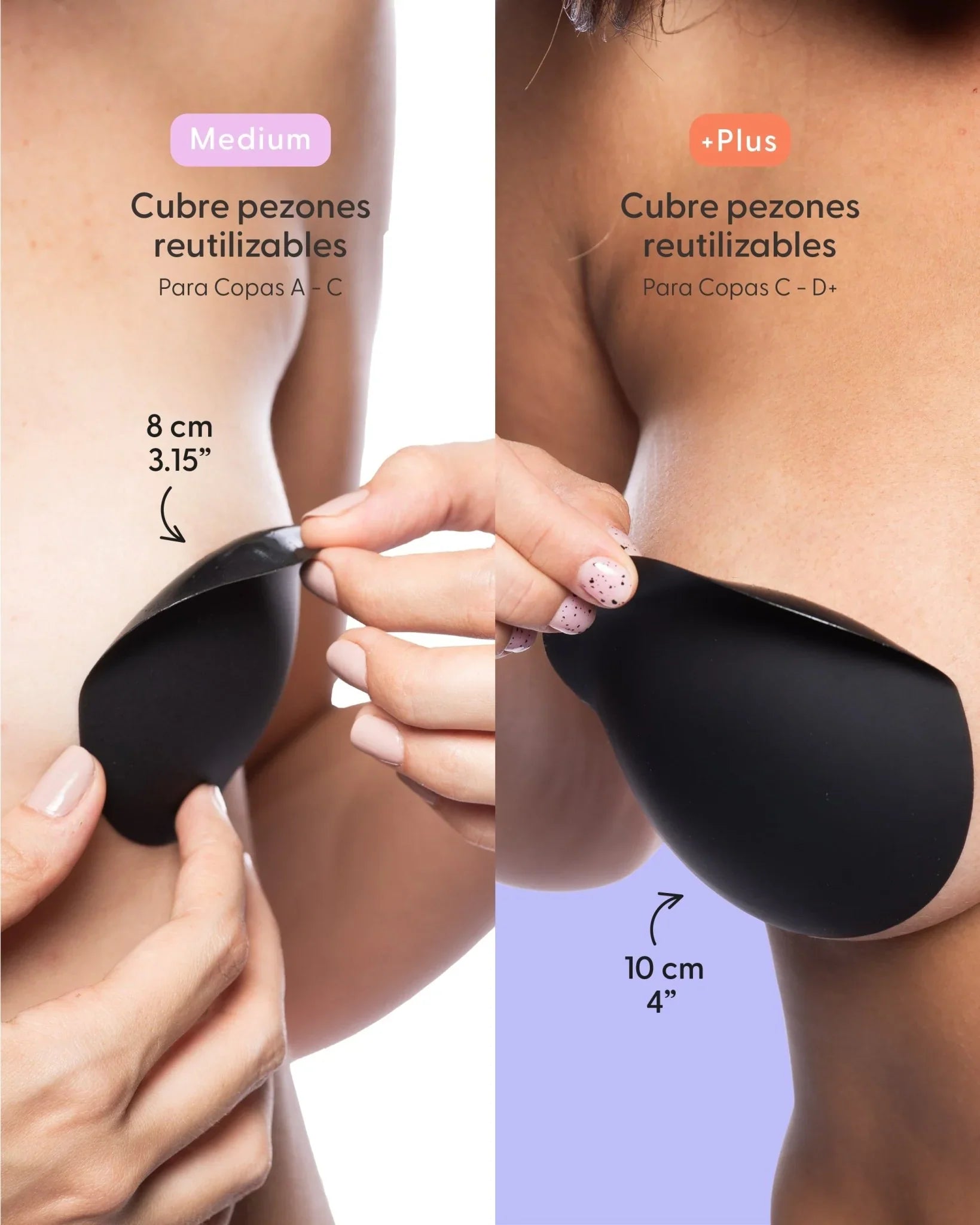 CUBRE PEZÓN MEDIUM BLACK NIPSKIN