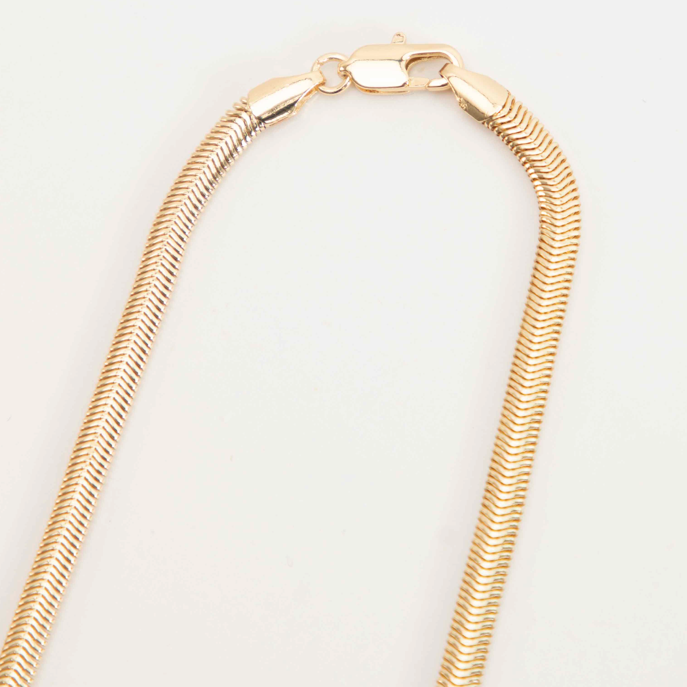 CADENA SNAKE 44CM RODIO MARTINA