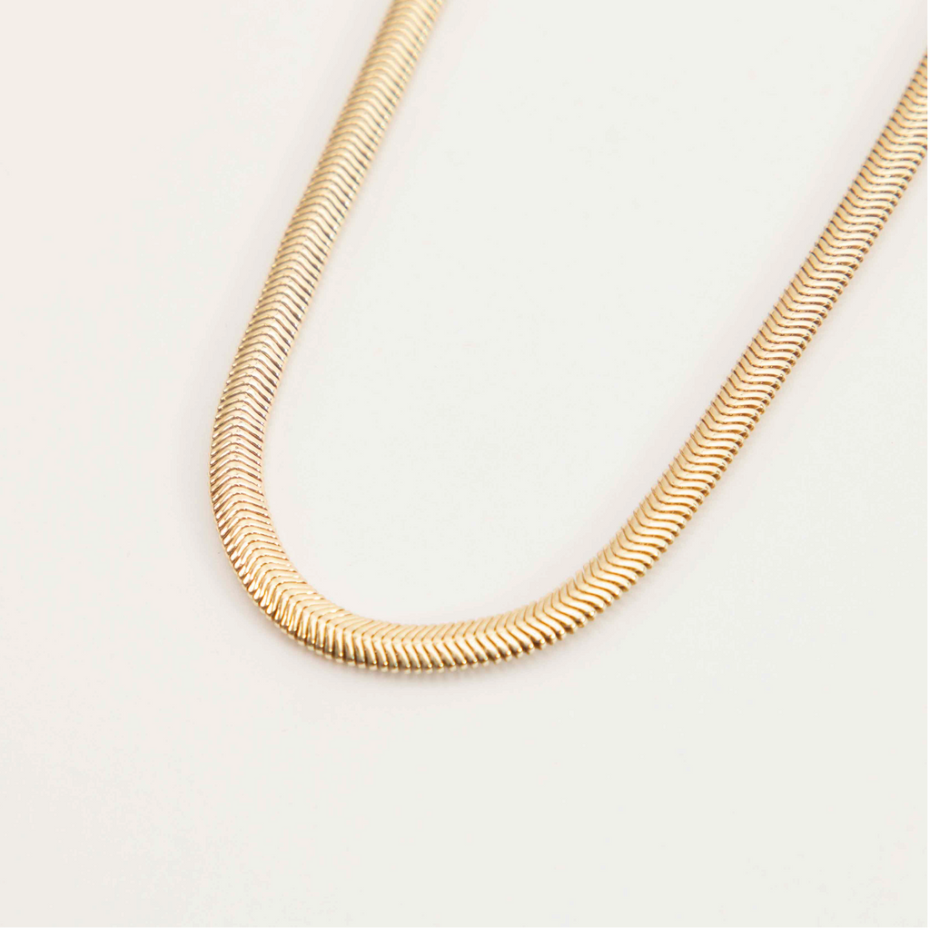 CADENA SNAKE 44CM RODIO MARTINA