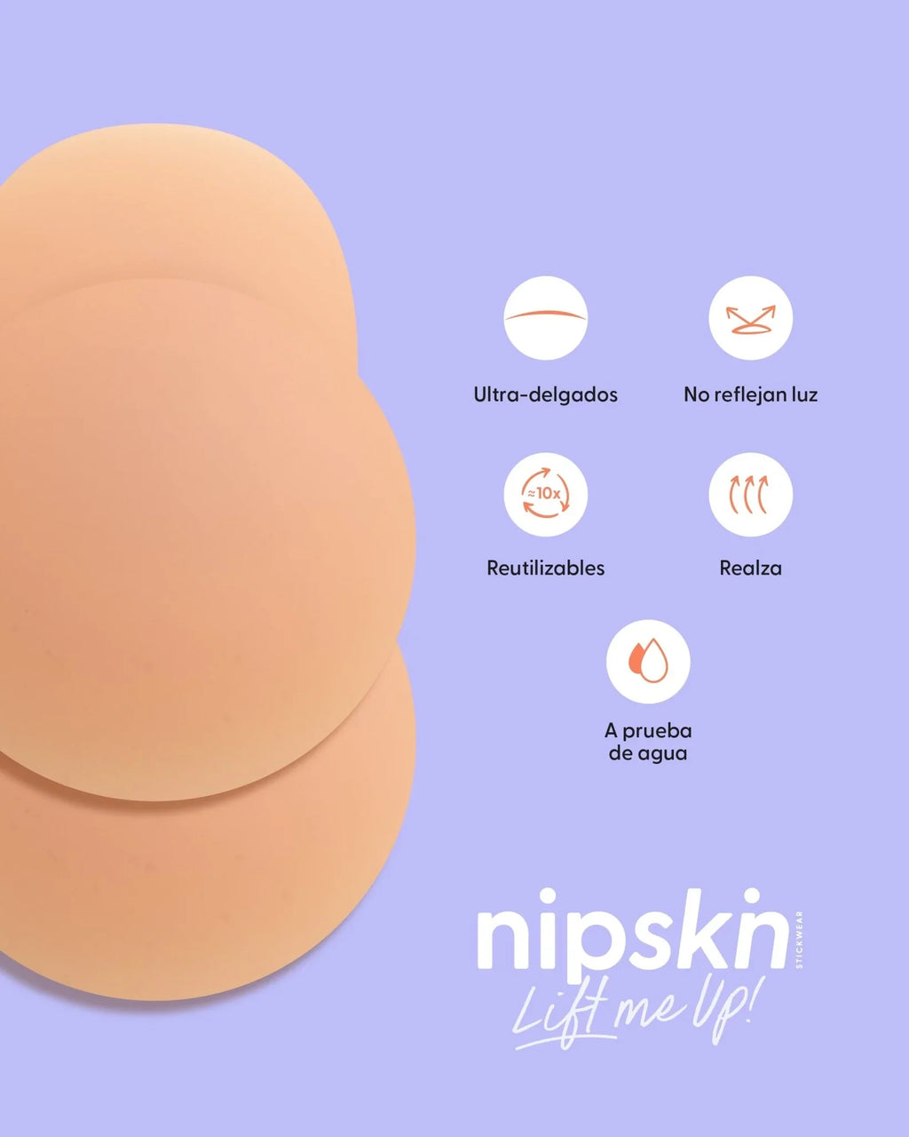 COPAS ADHESIVA SILICONA B-C TALL PLUS NIPSKIN