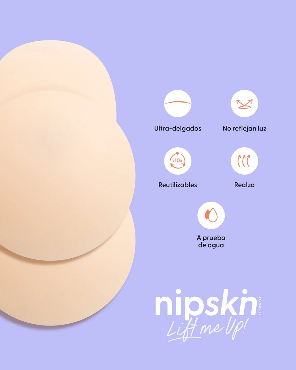COPAS ADHESIVA SILICONA B-C TALL PLUS NIPSKIN