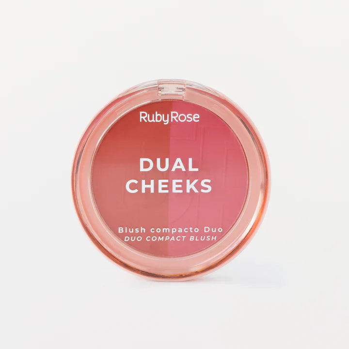 RUBOR COMPACTO DUAL CHEEKS 8.1G RUBY ROSE