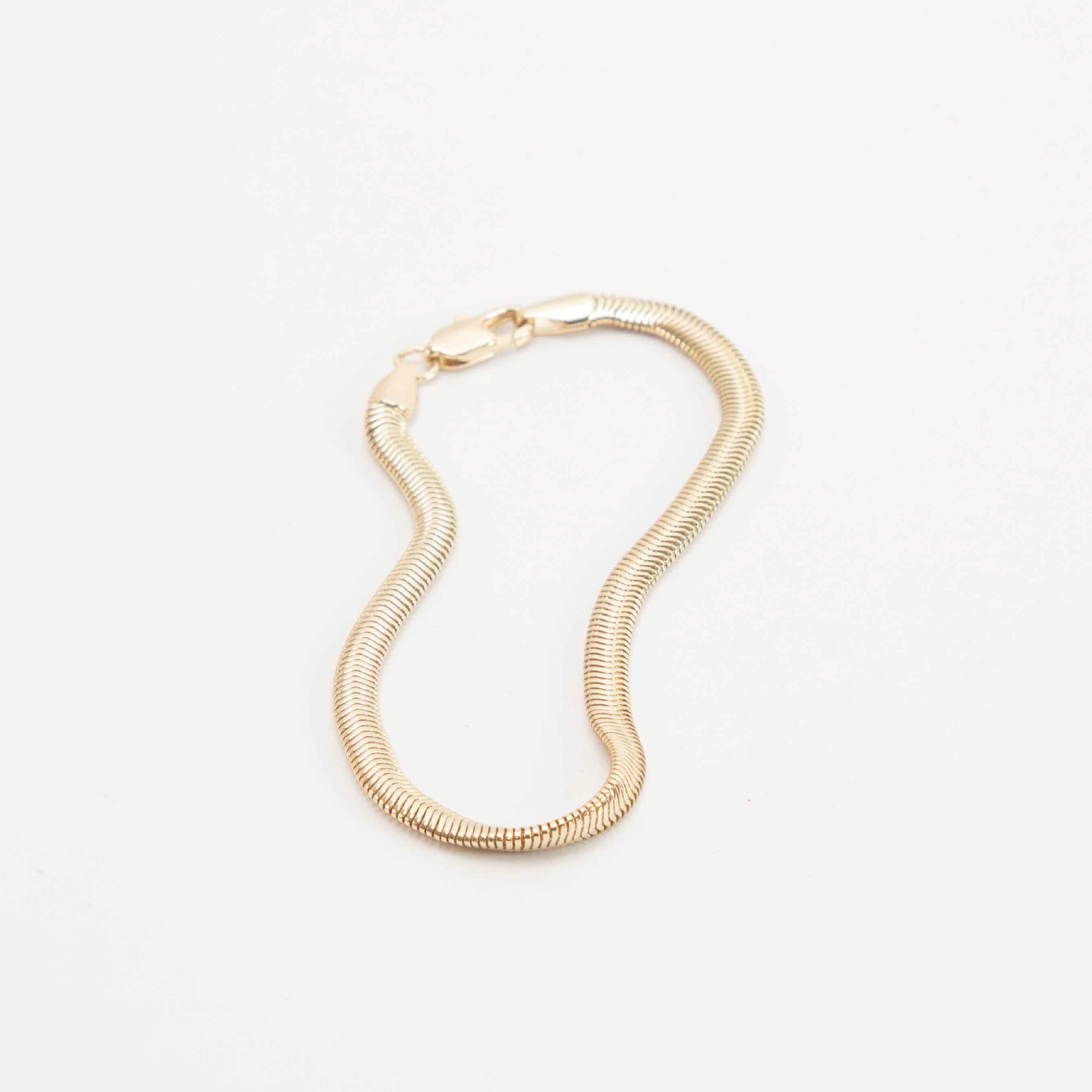 PULSERA SNAKE 17.5CM RODIO MARTINA