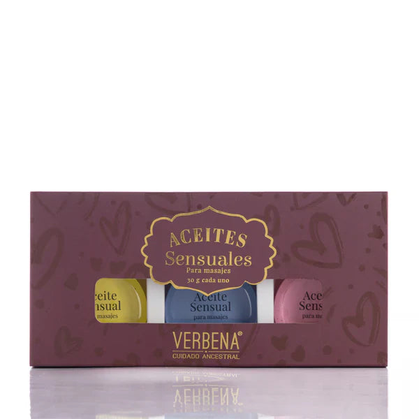 SET DE ACEITES SENSUALES 30ML VERBENA